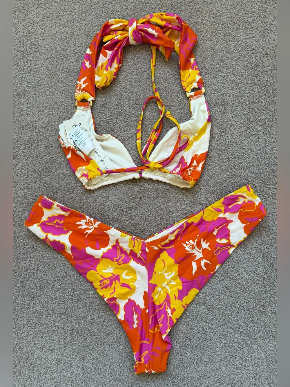 l*space - SET - Brielle Top / Ella Bottom Tanga - BLISS AND BLOSSOM